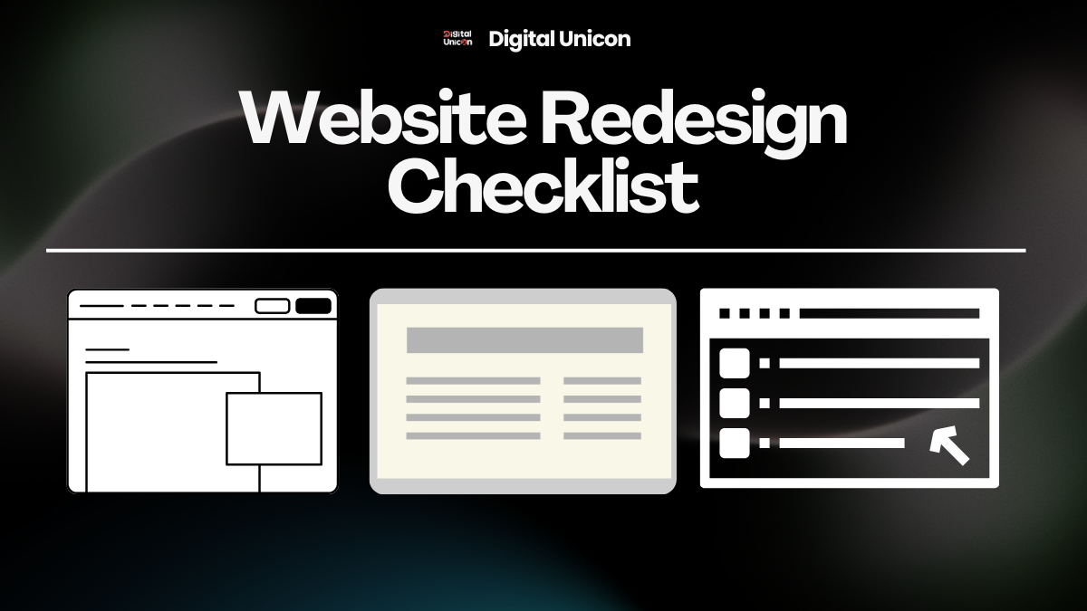 Website redesign checklist